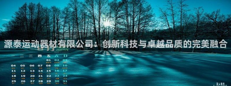 海南熊猫体育官网下载：源泰运动器材有限公司：创新科技与卓越品